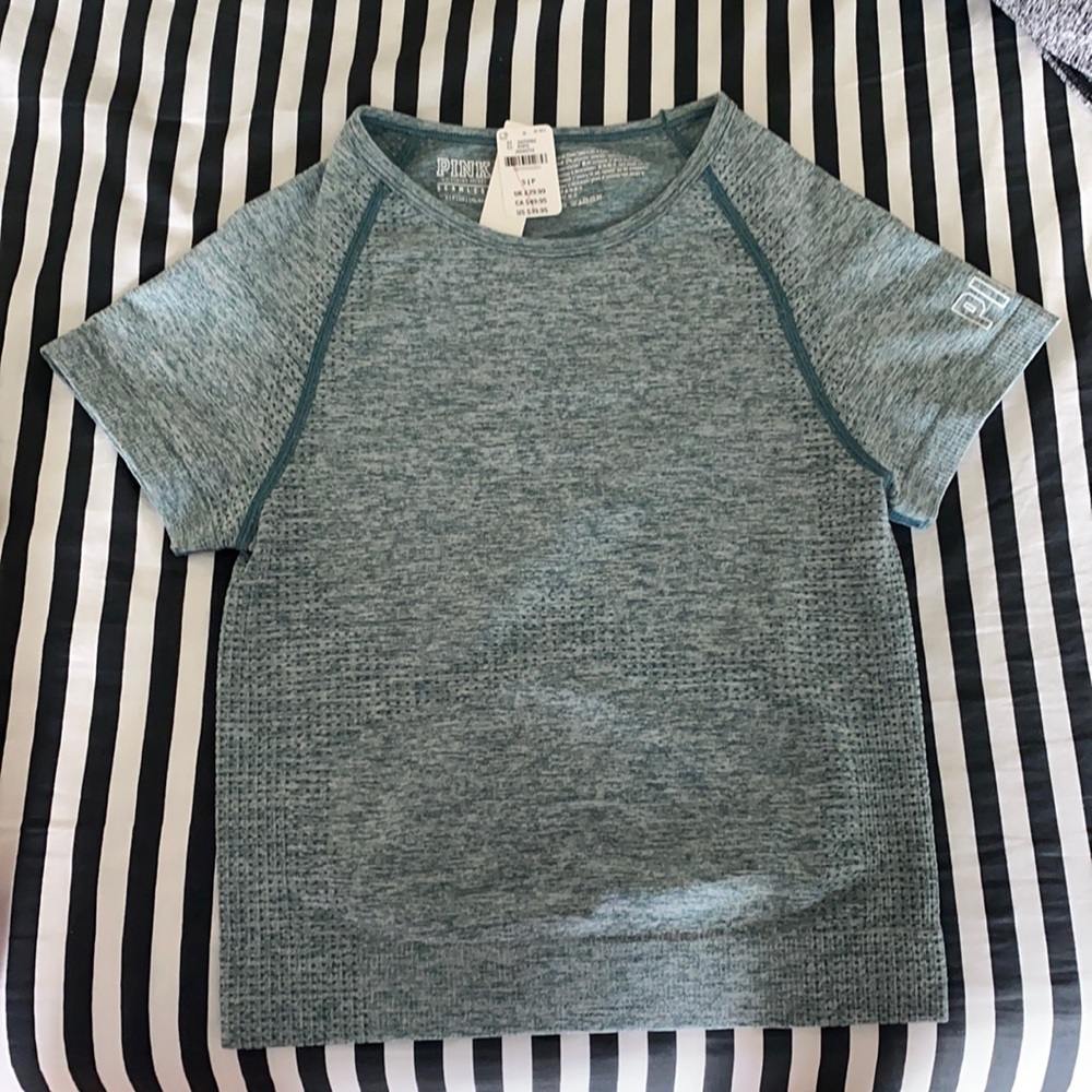 Teal Sports Crop Top